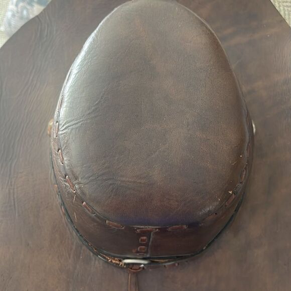 Handmade Leather CowGirl Hand Stitched Vintage Sz 10 - Picture 8 of 14